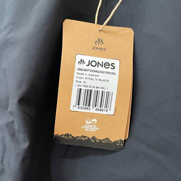 Jones Snowboards Men's Shralpinist Stretch Bibs - Picture 2 of 5